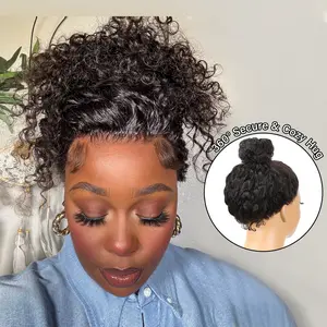 [NEW IN] OQ HAIR Water Wave 360 Lace Frontal Wear Go Glueless Wig Bleached Knots Pre-Cut Lace Invisi Drawstring Human Hair Wig #TikTokShopBlackFriday