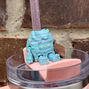 Straw Cuties | 3D Printed | Straw Accessories