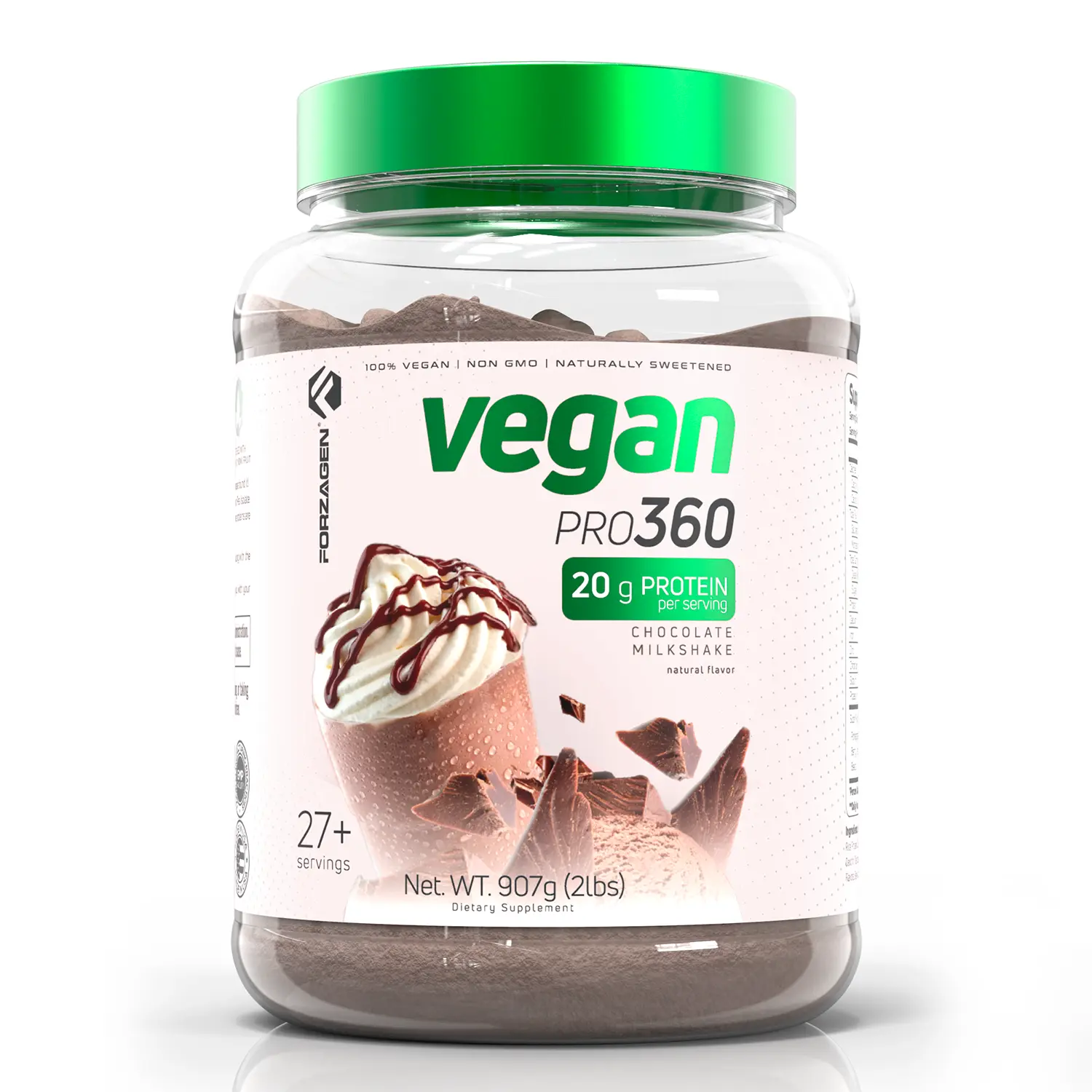 Forzagen Vegan Dairy-Free Protein Powder, Pro 360 Plant-Based Supplement with New & Improved Formula for Fitness & Dietary Needs