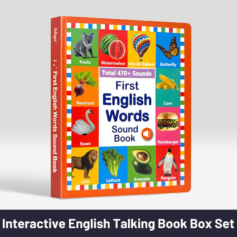 Educational Talking Sound Book – 470+ Words, 21 Themes, 6 Songs & Piano Keys | Perfect Gift for Kids Ages 3–9 | Fun & Interactive Learning Toy Colorful Car