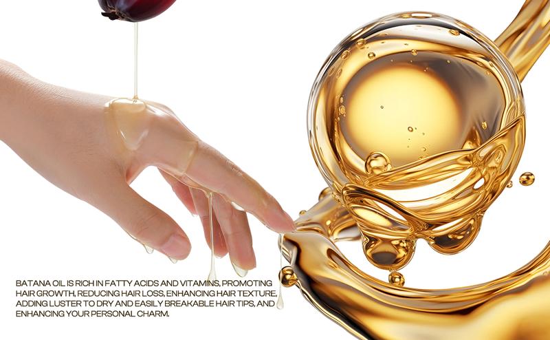 LHOPEBK Nature Batana Oil 100% Pure 4.23 fl oz for Dry Damaged Hair & Healthy Growth Promotes Hair Thickness Solution for Men Women Thickening Boost