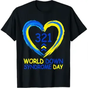 World Down Syndrome Day 321 Awareness Men Women Kids T-Shirt Sweatshirt Menswear