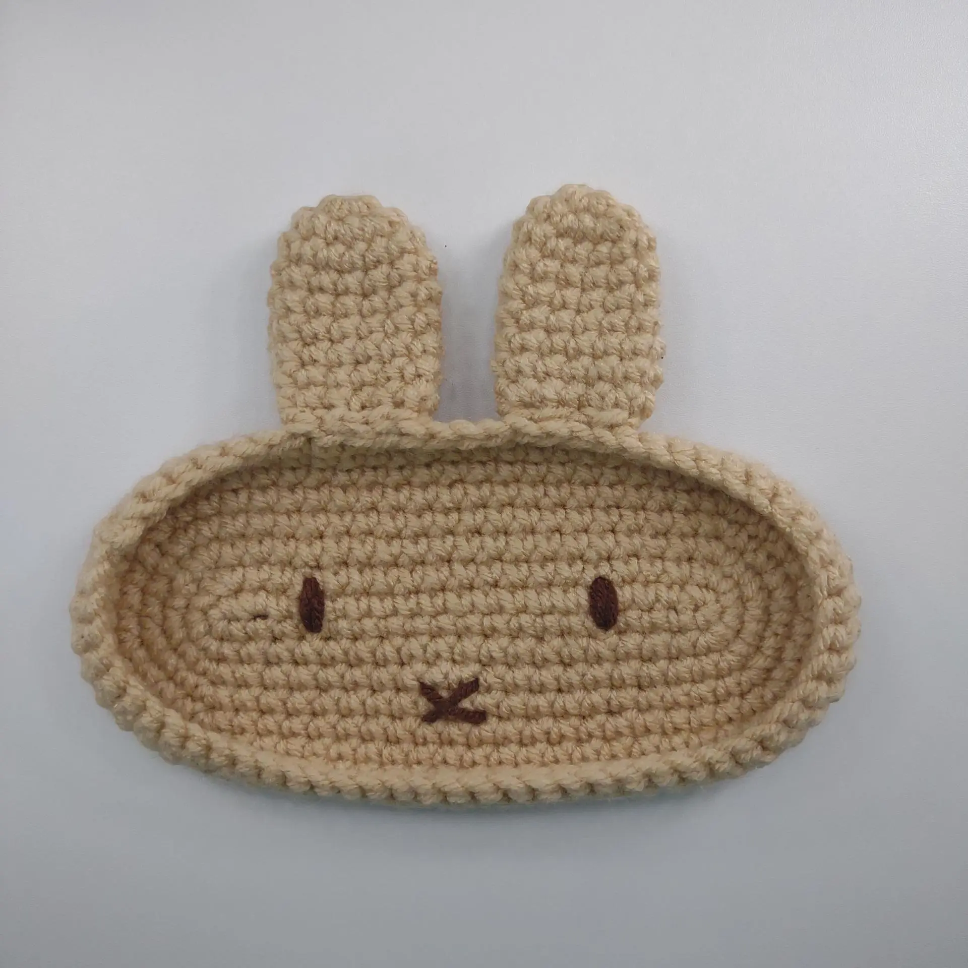 Handmade Crochet Miffy/Bear Glasses Holder — Cute & Aesthetic Desk Accessory