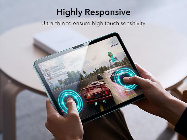 ESR 2 Pack Screen Protector for iPad Air11/13 inch 2026&iPad Pro 11/13 inch 2025/2024 | 9H Tempered Glass Film | with UltraFit Tray | Apple Pencil Support | Scratch Resistant | HD Clarity | Bubble Free