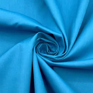 Poly Cotton Fabric for Sewing | Broadcloth Fabric | Turquoise
