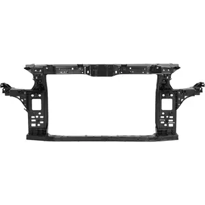 Front Radiator Core Support Assembly Compatible with 2015-2017 Hyundai Sonata Without Hybrid Replacement for HY1225179 64101C2000 Steel Electrophoresis Primed Black