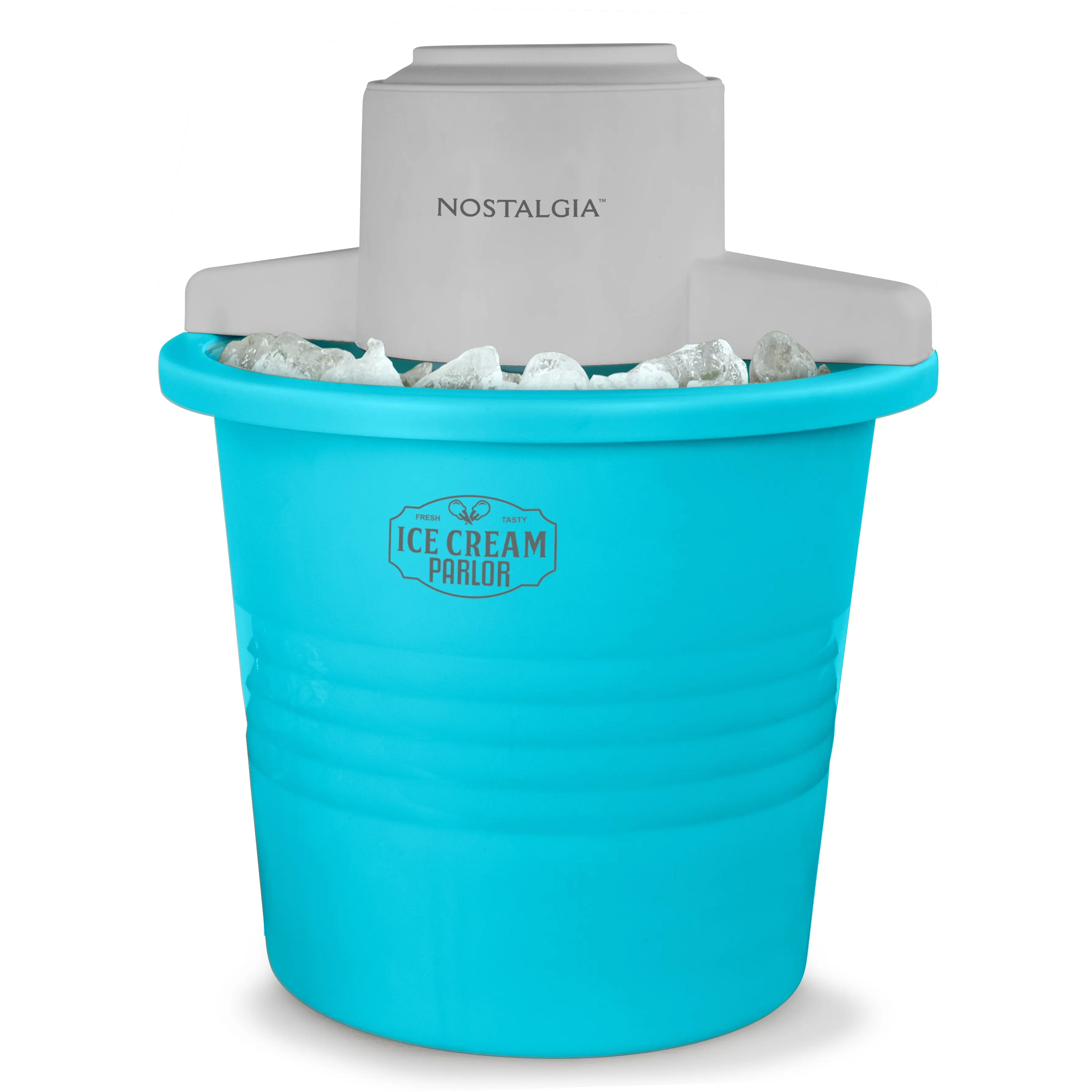 4-Quart Electric Ice Cream Maker with Easy-Carry Handle