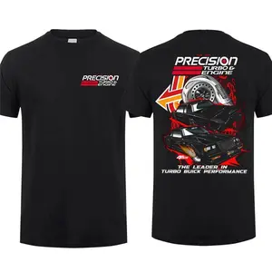 Precision Turbo Engine T-Shirt, Turbo Buick Performance Graphic, Precision Turbo Racing Graphic Tee, For Car Enthusiasts & Muscle Car Fans, Cool Auto Racing Gift for Street Racers & Turbo Lovers