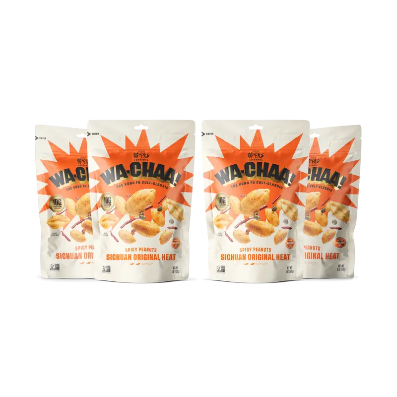 WA-CHAA! Original Heat Spicy Sichuan Peanuts - 4oz