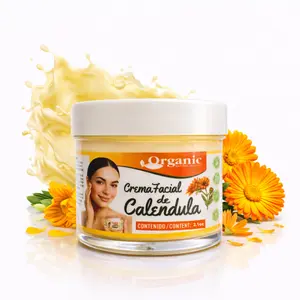 New Viral - Crema Facial de Calendula 60g (2.11oz) - La Crema 100% Natural - Calendula & Aloe - For Healthy & Moisturized Skin.