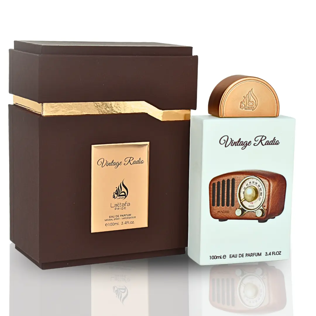 Lattafa Pride Vintage Radio EDP 100Ml (3.4Oz) Long Lasting UNISEX Perfume luxurious fragrance