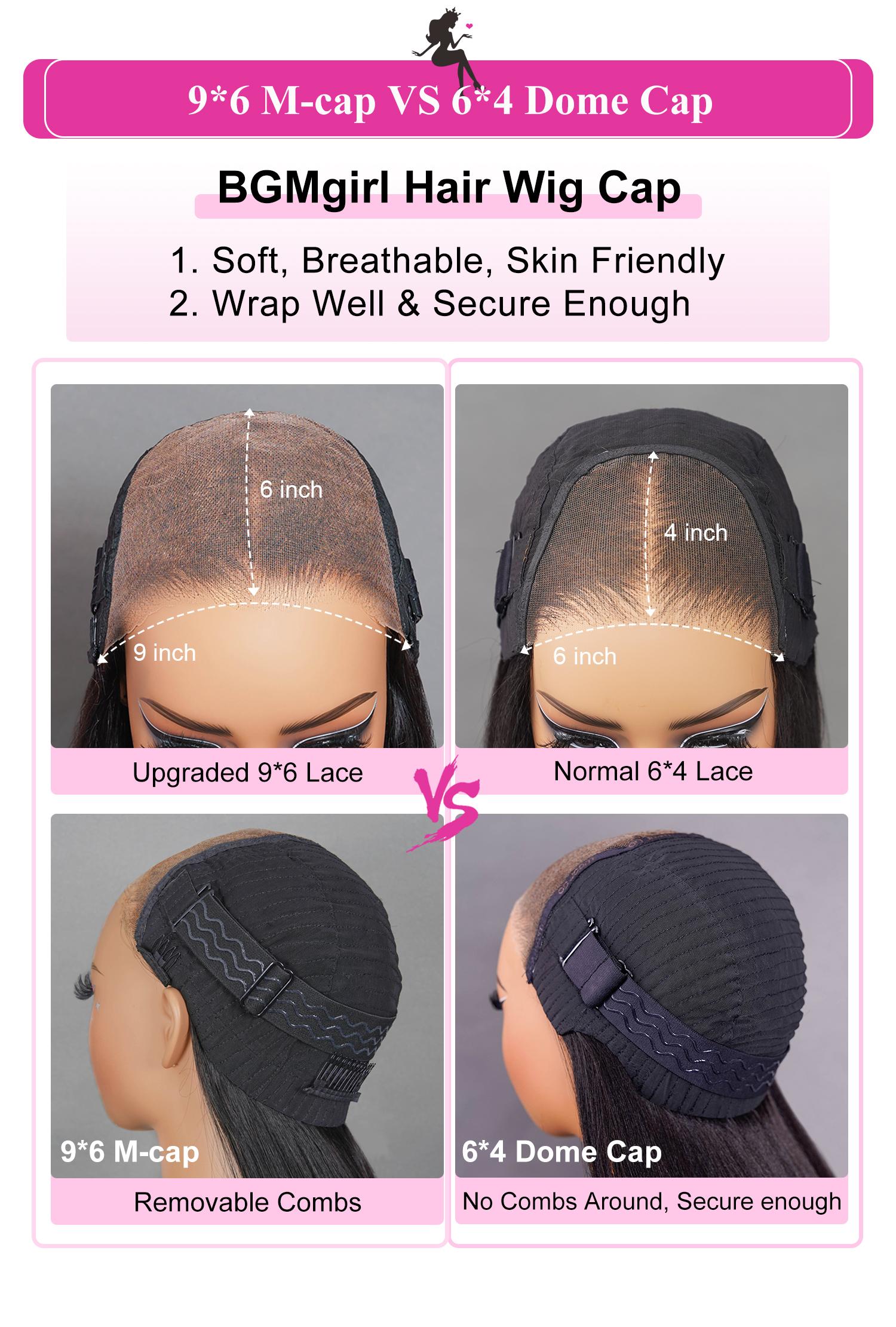 BGMgirl Body Wave Pre Bleached Pre Plucked 6*4 Wear Go 180% Density Glueless Pre Cut HD Lace Closure Human Hair Wig TikTokShopfalldealsforyou