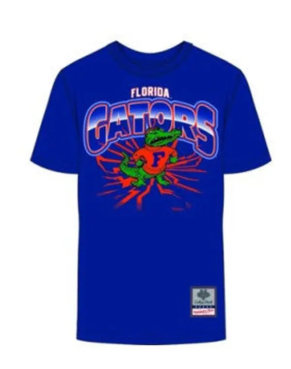 NCAA University of Florida Gators Earthquake Blue Tee