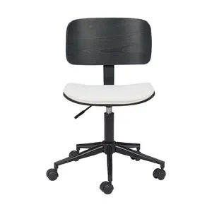 Duravel Office Chair White & Black | Architectural Form & Focused Comfort