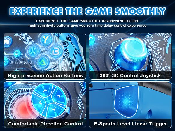 Multi-Platform WiFi Wireless Controller for Xbox One/Series X|S, Switch, Windows 10/11,Hall Effect Triggers, Turbo & Macro Programmable Gamepad with RGB Battery Indicator, 3-Way Connectivity,TikTokShopStockUp Multi-Platform WiFi Wireless Controller for Xbox One/Series X|S, Switch, Windows 10/11,Hall Effect Triggers, Turbo & Macro Programmable Gamepad with RGB Battery Indicator, 3-Way Connectivity,TikTokShopStockUp