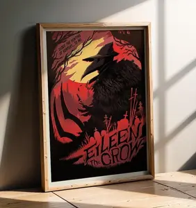 EILEEN THE CROW Poster | Bloodborne Inspired Video Game Art Print | Gothic Fantasy Hunter Wall Decor | Original Dark Soulful Artwork Printed | Gift for Hardcore Gamers | Victorian Horror Aesthetic