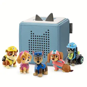 Blue Toniebox 1 PAW Patrol Bundle with Skye, Chase, Rubble, Liberty, and Rex | Includes Charging Dock