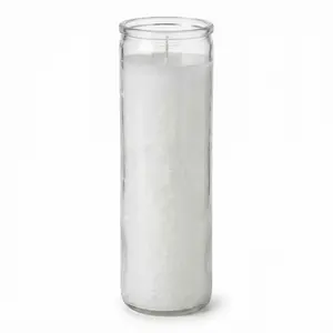 White 7-day jar candle