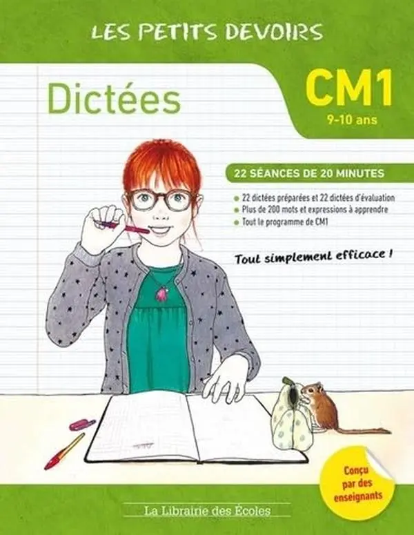 USED-Les Petits Devoirs - Dictées CM1 by Pierre Tribouillard (Paperback)