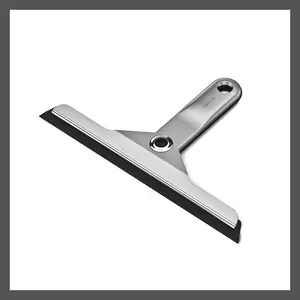 simplehuman Foldaway Bathroom Shower Squeegee Suction Cup Holder Stainless Steel