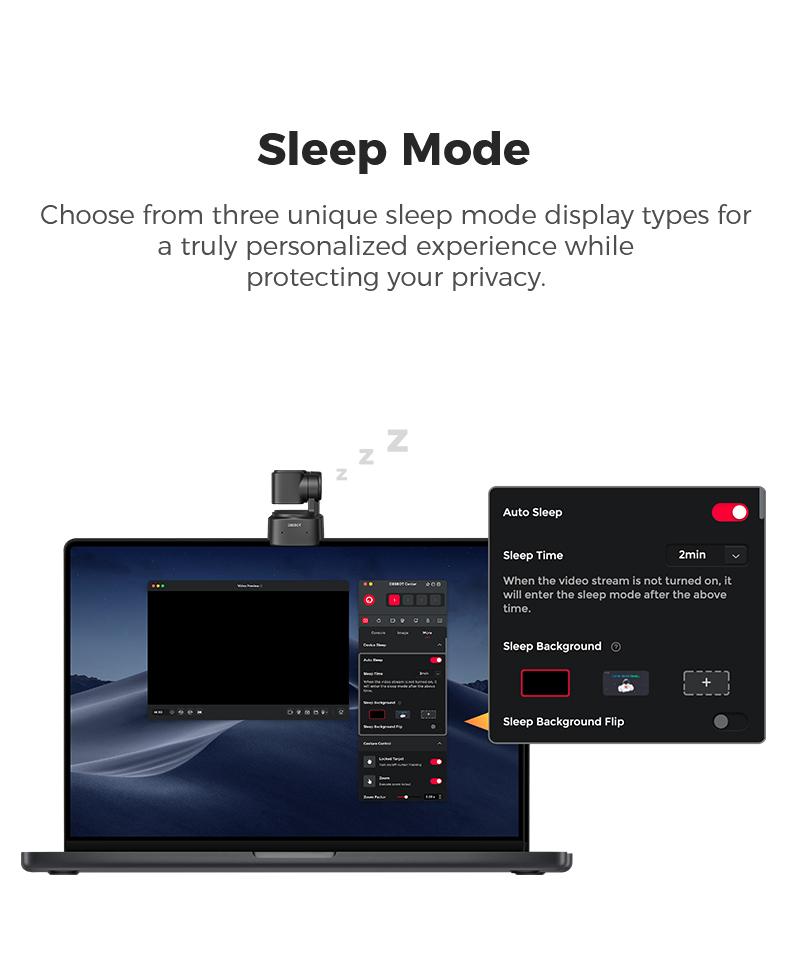 OBSBOT Tiny 2 Lite - Webcam 4K VoiceControl PTZ, Al Tracking Multi-mode & AutoFocus, Web Camera with 1/2" Sensor, GestureControl, 60 FPS, HDR Light Correction, Webcamfor PC, Streaming, Conference wyzewirelesscamera videogames