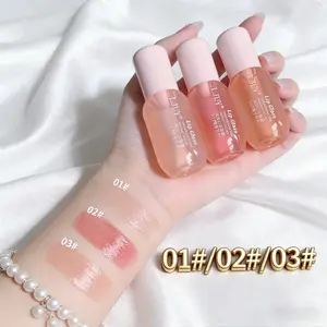 3 Counts/set,3 Color Lip Oil Glaze, Sheer & Glossy Lipwear, Lip Essentials for Girls