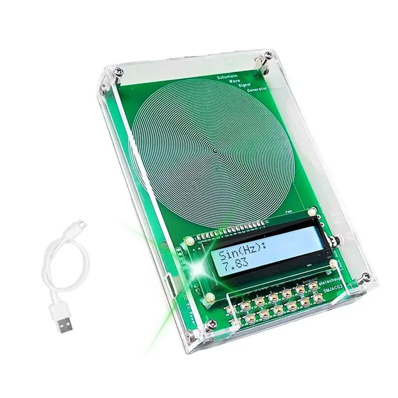 Custom Frequency Generator V2, 7.83 Hz Schumann Wave Resonance Generator, adjustable sine wave resonance from 0.01 Hz to 200,000 Hz C