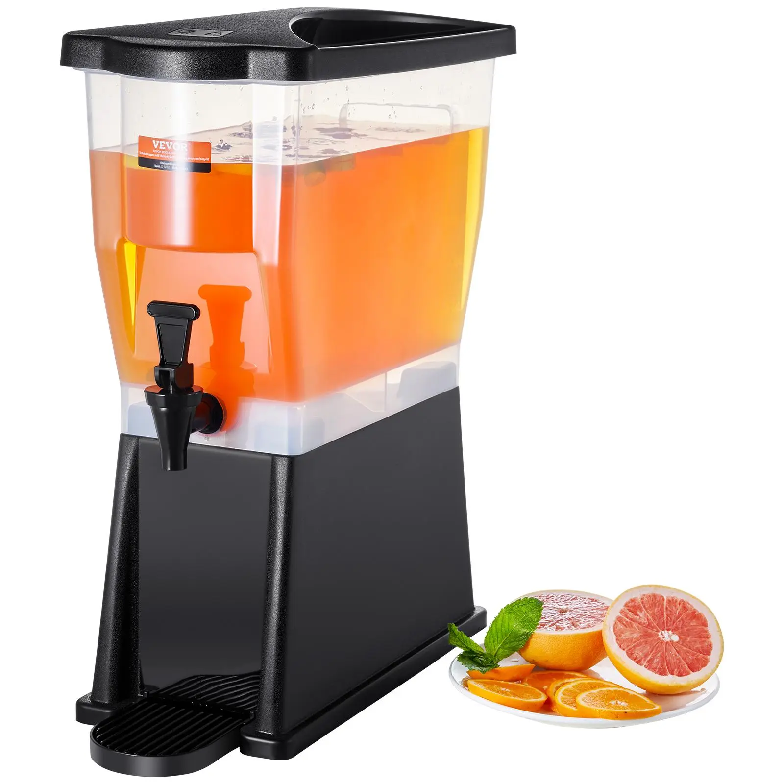 【Summerfinds】VEVOR Beverage Dispenser 3 Gallon Drink Dispenser for PartiesPlastic Juice Dispenser with Stand Spigot LidIced Tea Lemonade Juice Water Dispenserfor RestaurantsHotelsParties