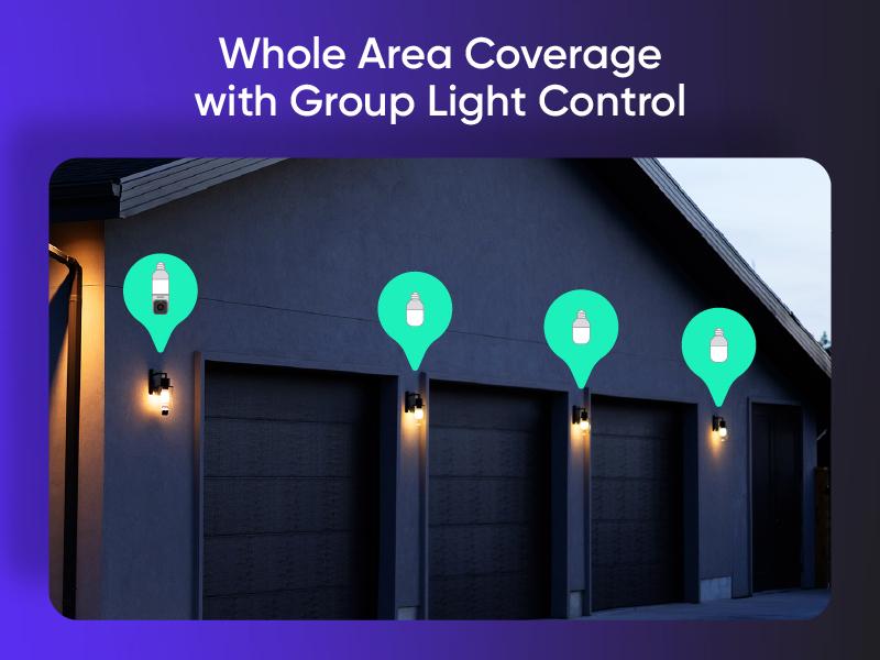 Wyze Bulb Cam — 2K HD Light Bulb Security Camera, 24/7 MicroSD Recording, Color Night Vision, Optional Advanced AI Subscription for Pet/Package/Person Detection, Dimmable LED, Color Night Vision, 2-Way Audio