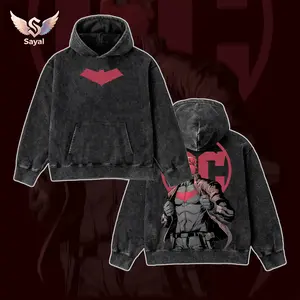 Red Jason Todd Hood Double Print Cotton T-shirt, Vintage Graphic Tee Washed For Fans Super Hero Movie Printed Crew Neck T-Shirt Oversize, Graphic Streetwear T-shirt Unisex Clothing Hot 2026