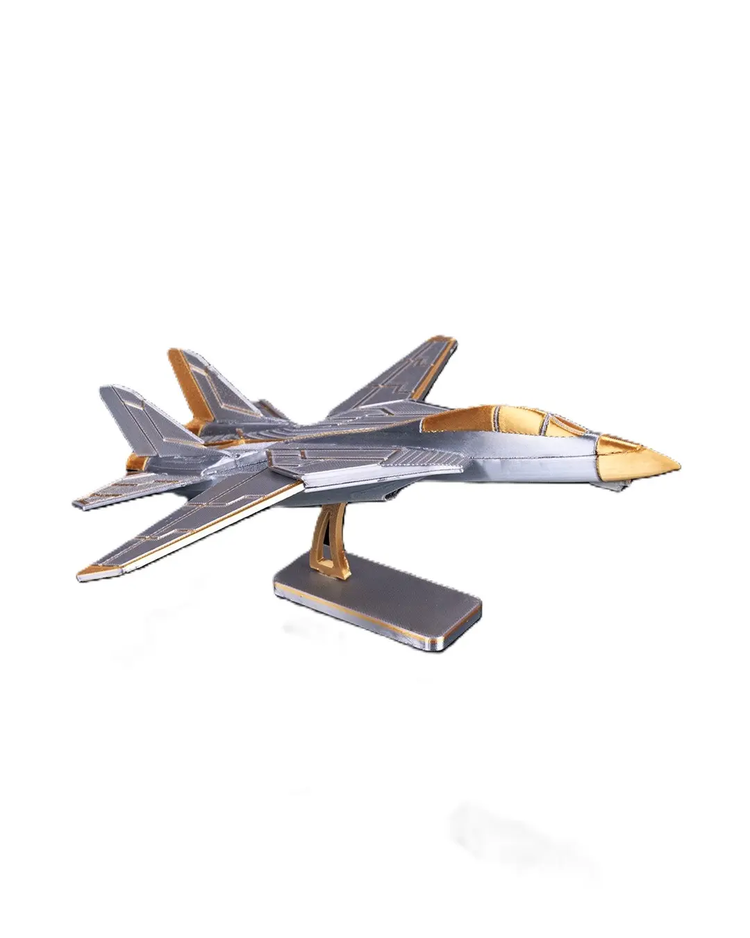SNC-4 Fighter Jet Model, 3D Printed Display Figurine for Gaming Setups, Technology Collectible for Adults, Gamers