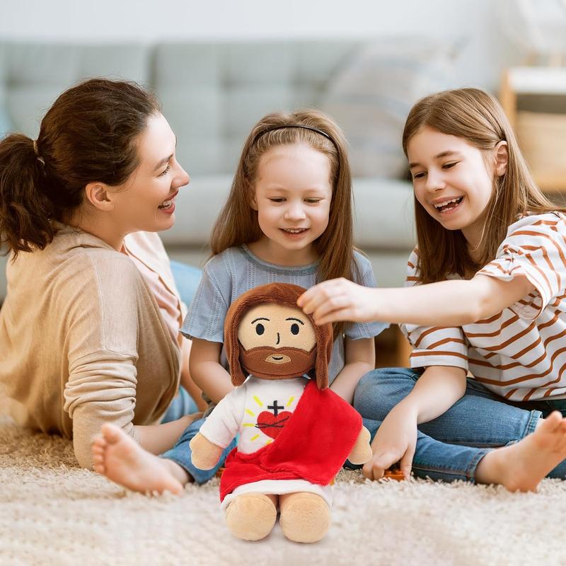 Yelakey (No light, No breathing) Sacred Heart of Jesus Plush Toys Stuffed toys plushies for kids children, Lovely Easter Gift, Christian Baptism Gift, Thanksgiving Christmas Gift Durable Soft Fluffy Yelakey (No light, No breathing) Sacred Heart of Jesus Plush Toys Stuffed toys plushies for kids children, Lovely Easter Gift, Christian Baptism Gift, Thanksgiving Christmas Gift Durable Soft Fluffy