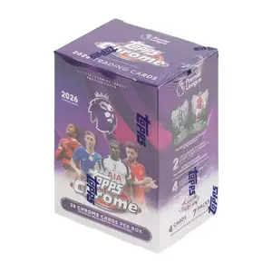 2026 Topps Chrome Premier League EPL Soccer 7-Pack Blaster Box
