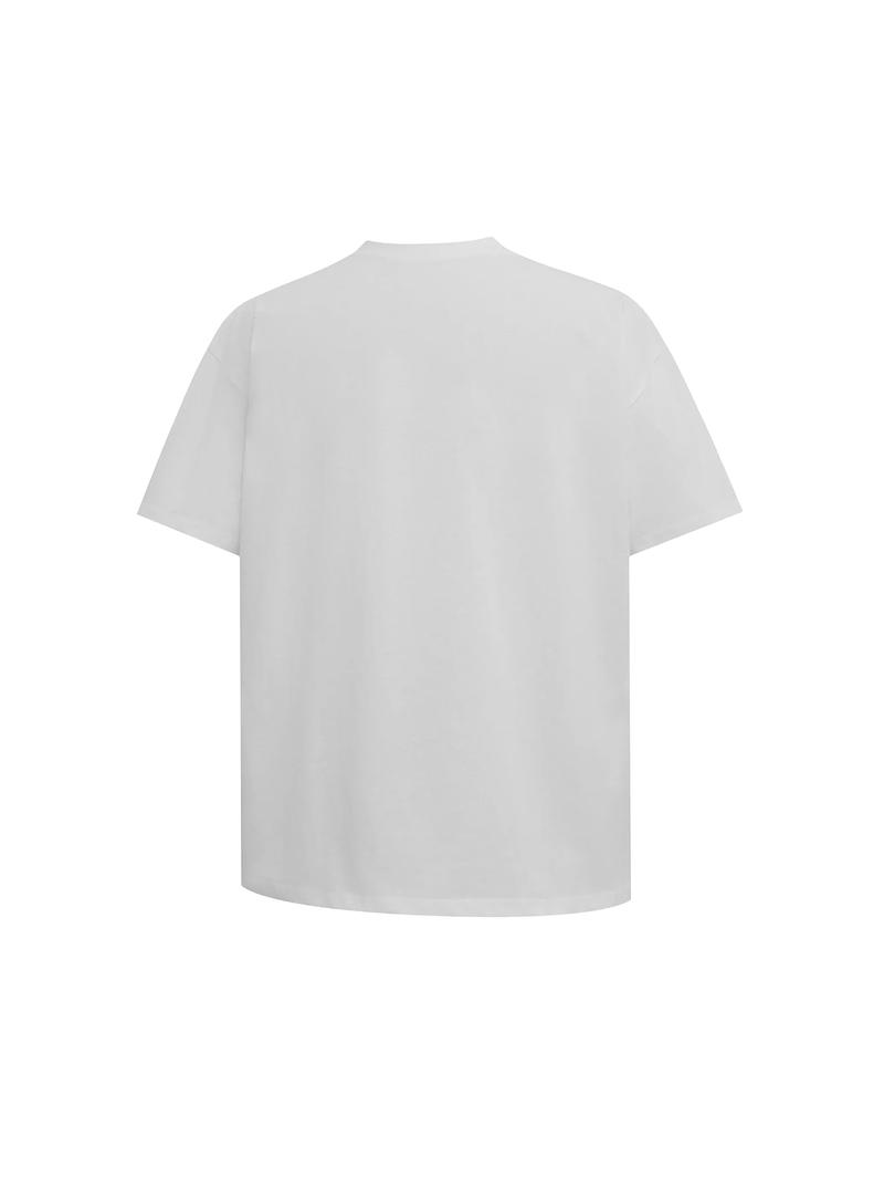 CCCMAI Men's Solid Color Short Sleeve T-Shirt Casual Cotton Tee Solid Colors Black White Gray All Colors Street Style Menswear Summer Basic Loose Fit Solid Color T-Shirt Short Sleeve Versatile American Style Men's Cotton Half Sleeve Casual Shirt Crewneck