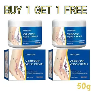 Jaysuing Varicose Veins Cream for Legs 50g - Lightweight Circulation Promoter for Swelling & Tired Legs - Daily Soothing Vein Care Lotion
