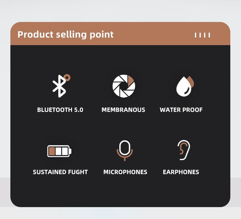 Lenovo LP1S In-Ear Wireless Bluetooth 5.0 Headphones with Stable & Fast Connection, Hi-Fi Sound Quality, Lightweight Sport Design, IPX4 Waterproof Audio Headsets for Music & Phone Calls