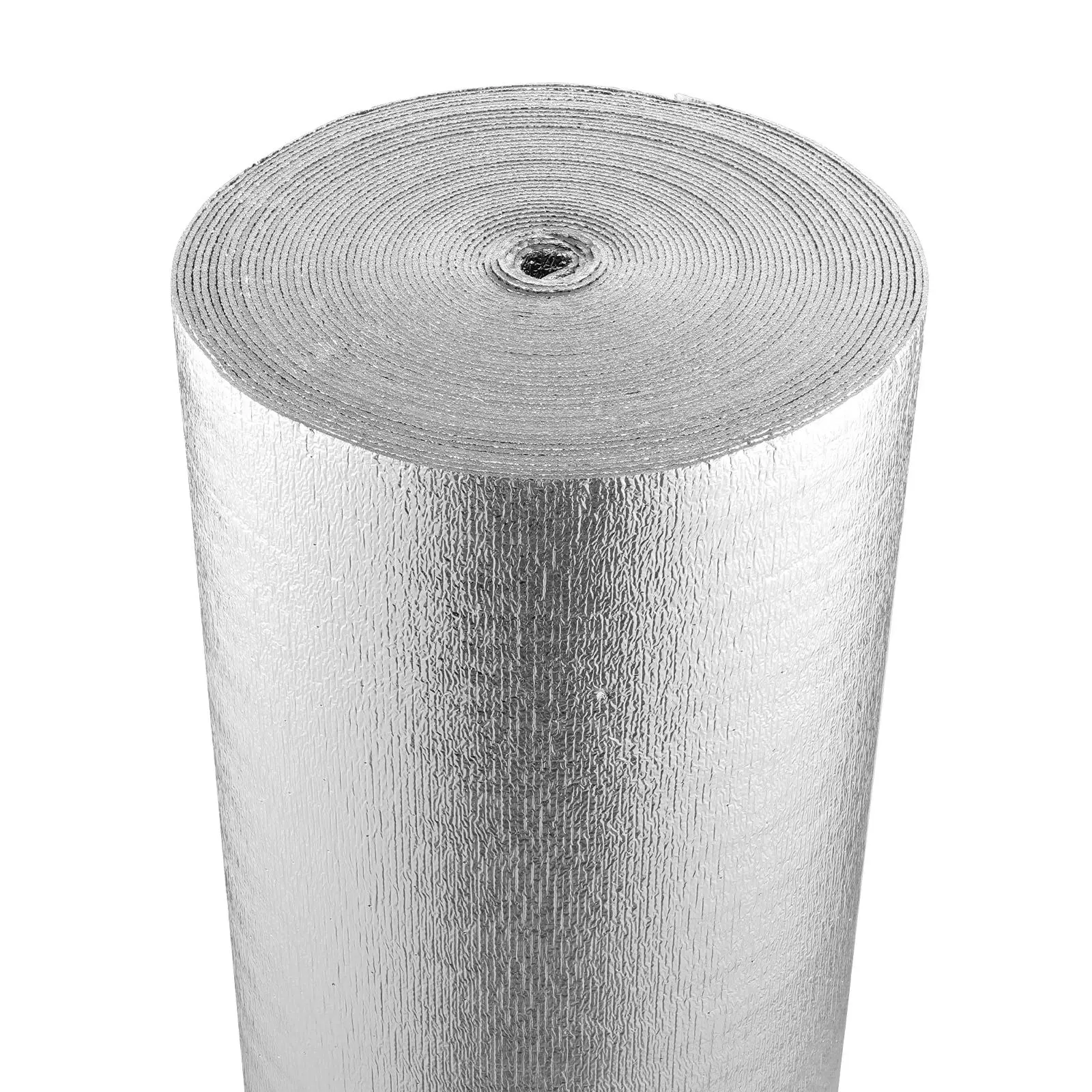【SummerFinds】VEVOR Double Reflective Insulation Roll, Foam Core Radiant Barrier, 3.2 mm 48 in x 100 ft, Double-Sided Aluminum Foil EPE Foam Heat Reflective Shield, Thermal Insulation Roll for Window RV Roof