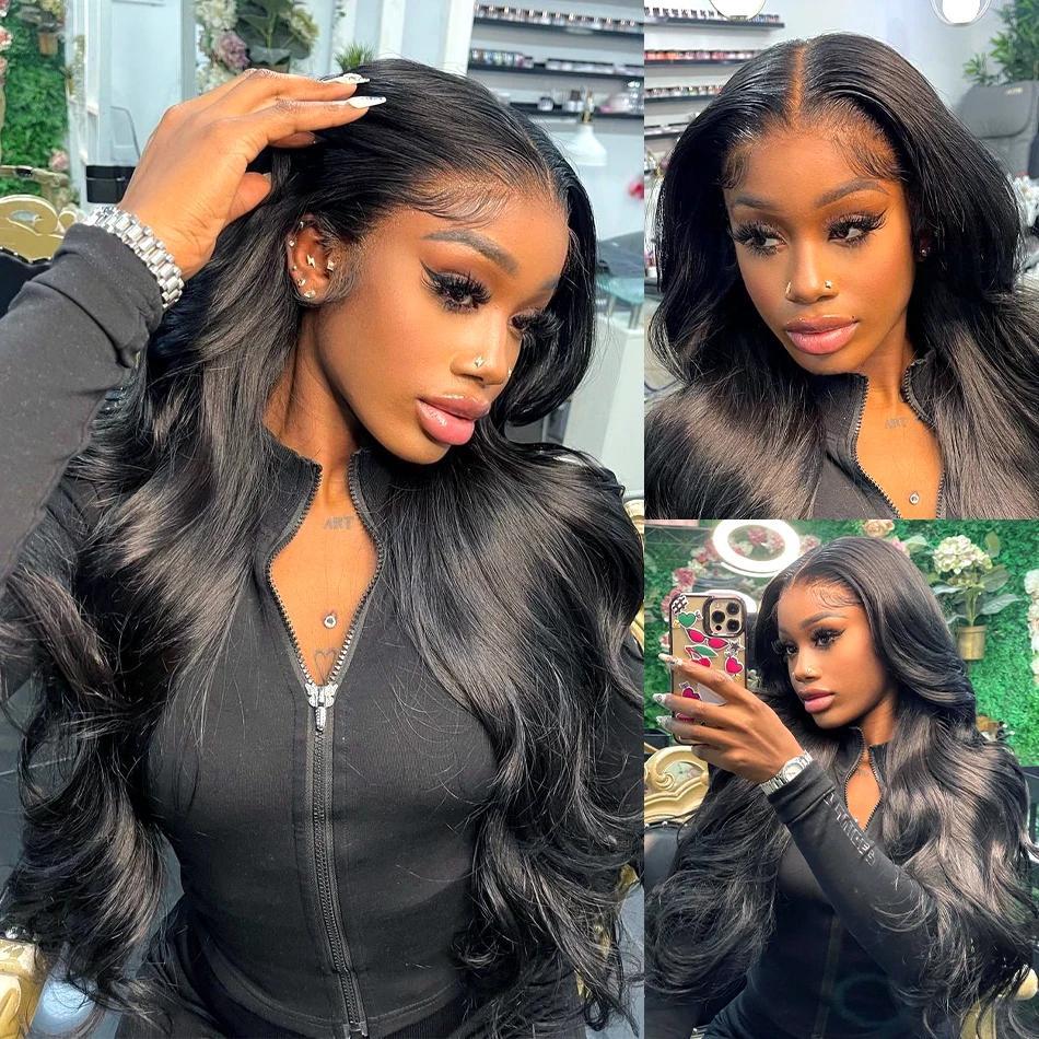 Bling Hair 12-36inch Body Wave 13x6 Lace Frontal Human Wig Hair 13x4 PrePlucked Transparent Lace Frontal Wig Brazilian Hair Wigs For Women with Baby Hair TikTokShopHolidayHaul