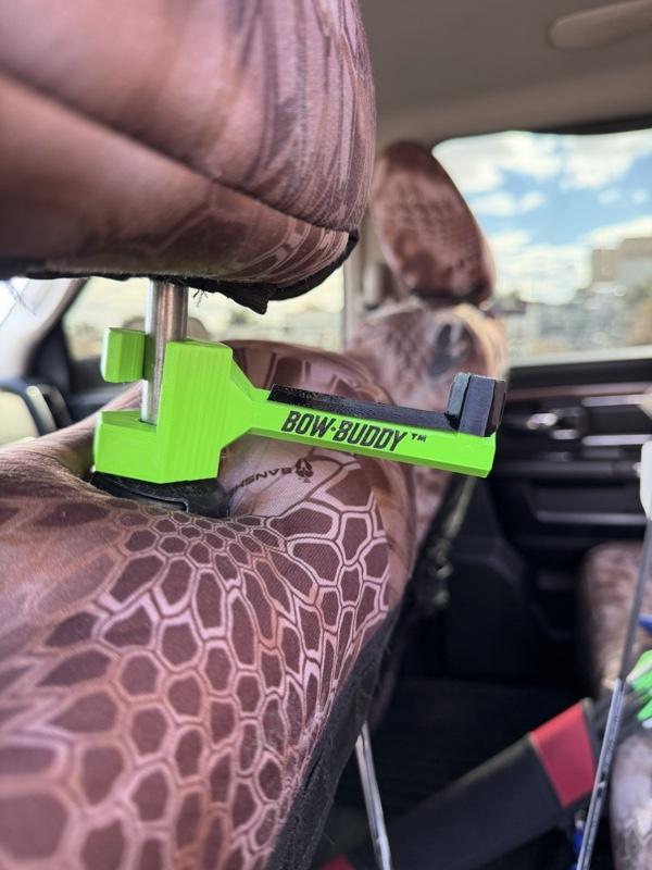 Twist-On 3.0 Bow Buddy Universal Bow Hanger for Trucks & SUVs Quick No-Tool Install with Spacer Ring & Rubber Pad Vehicle Accessories Organizer