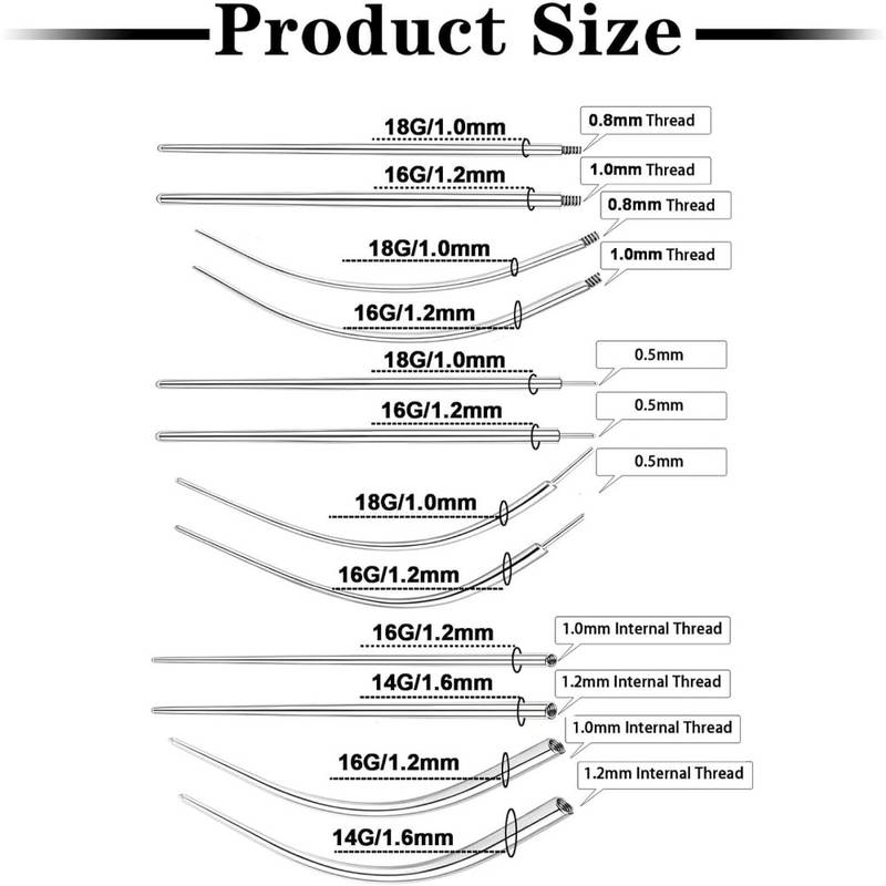 Body Jewelry Changer Kit - 16G/18G/20G Stainless Steel Guide & Beaded Gripper for Earrings, Nose Rings, Lip Studs - Fits Internally Threaded, Externally Threaded & Push-Tool Jewelry New & Upgraded Bead Gripper