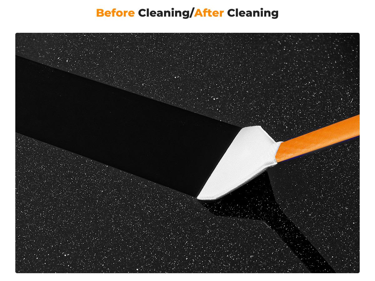 K&F CONCEPT 24mm Full Frame Sensor Cleaning Swab*6 + 20ml Sensor Cleaner, DSLR SLR Digital Camera CMOS and CCD Sensor Cleaning Swab Kits for Nikon Sony Canon Camera Clean