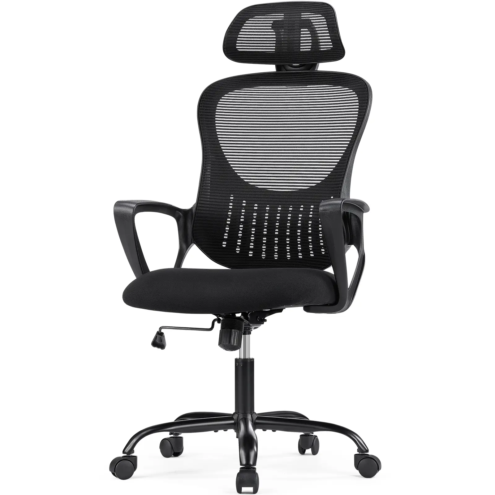 Office Computer Desk Chair, Ergonomic Mesh Gaming Chair，Lumbar Support & Flip Up Armrests For Space Saving，High Back Computer Chair With Adjustable Headrest,summerwins