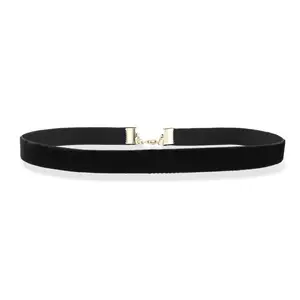 3/8" Black Velvet Choker Necklace