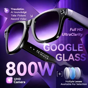 Gafas inteligentes con IA, cámara de alta definición