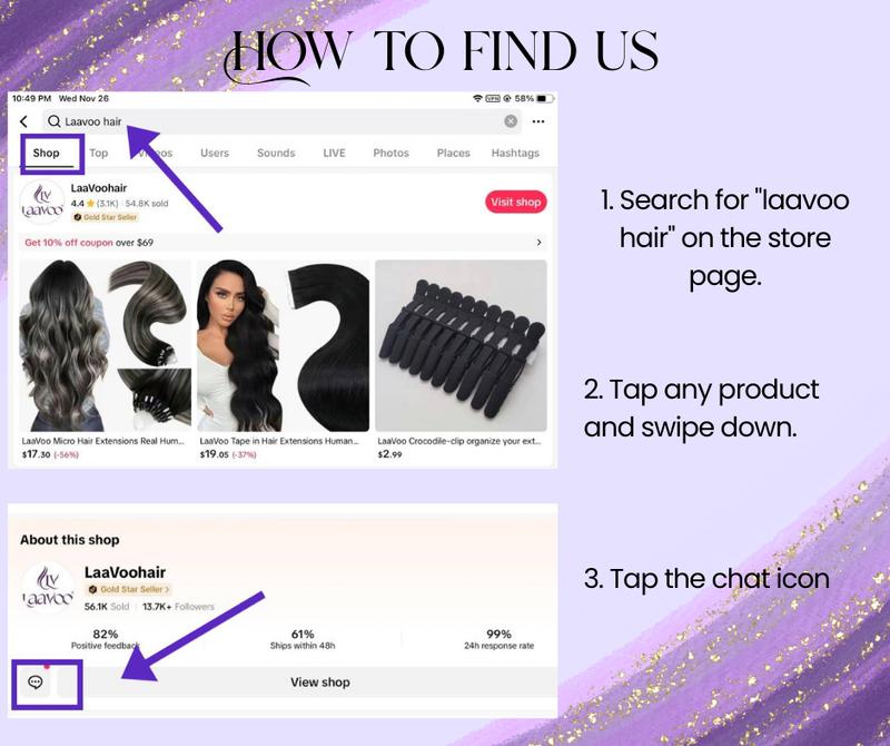 LaaVoo Micro Hair Extensions Real Human Hair Micro Ring Extensions Glueless Pre Style Human hair MIcro Bead Hair Extensions  Micro Loop Hair Extensions 57 Grams TikTokShopHolidayHaul  Christmas Gift for Her