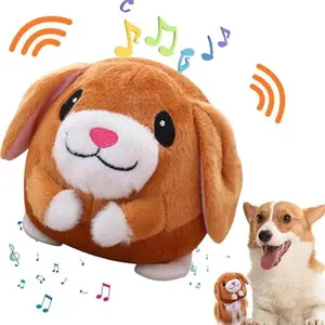 Active Moving Plush Toy Smart Interactive Toy USB Rechargeable Washable 120 Music USB Rechargeable Interactive Washable Cartoon Pig Plush Sound Electronic Dog Toy Small Cute Squeaky Toy Singing Pig
