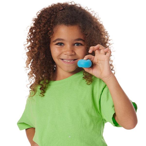 NeeDoh Rainboh - Sensory Toy with Fun Dough Filling - 6 Tennie NeeDoh in Rainbow Colors - Ages and Up