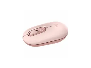 Logitech POP Mouse - Wireless - 32.81 ft - Bluetooth - Rose - Scroll Wheel - 4 Button(s) - 1 x AA Battery Supported