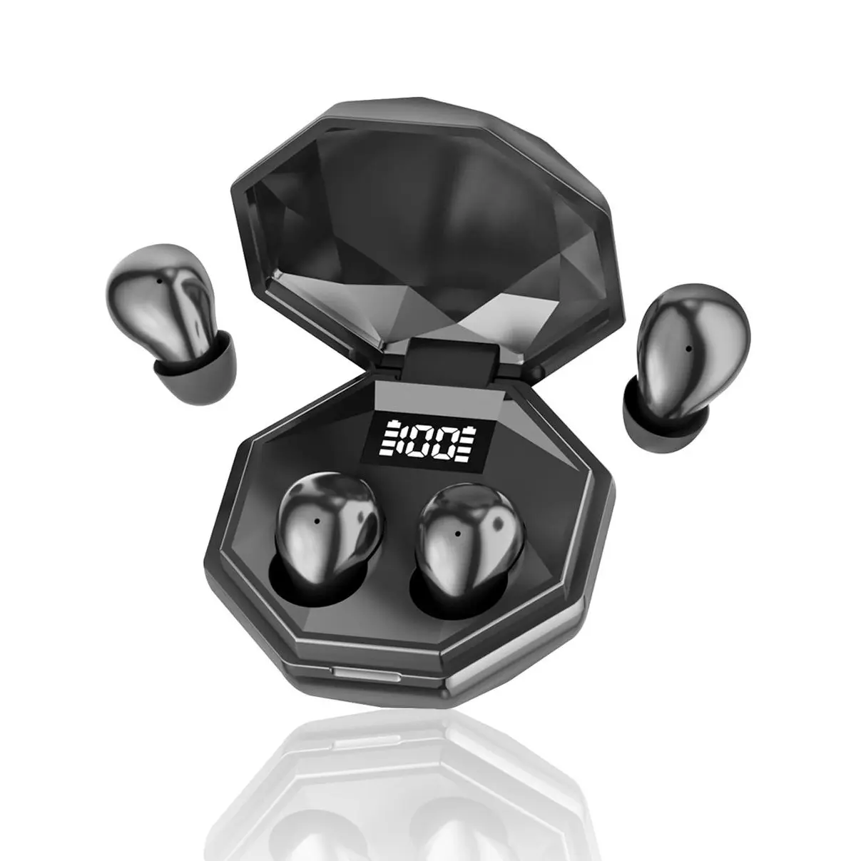 INSONIXN SK45 ANC Wireless In-Ear Headphones - Wireless Earphones, Headphones Bluetooth, Bluetooth Headset, Heavy Bass, Tiny Size, Noise Cancelling, Touch Control, Display, Sleep Aid, Car Audio Compatible (TikTok Shop Back to School), Bluetooth Headset Wi