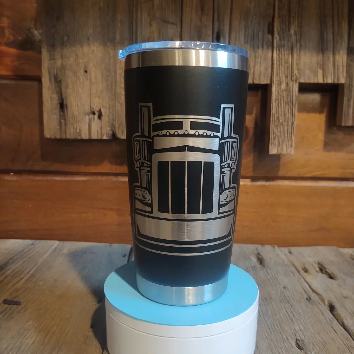 20-30oz Peterbilt Heads or Tails Tumbler with Lid - Stylish Portable Drinkware, Available in 3 Colors, Reusable and Washable - Flasks, Bottled, Beverage, Bottle, Cup, Water Bottles Mug Engraved